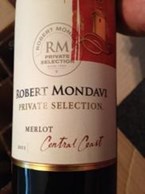 Robert Mondavi Winery Robert Mondavi Private Selection Merlot 2008 2009